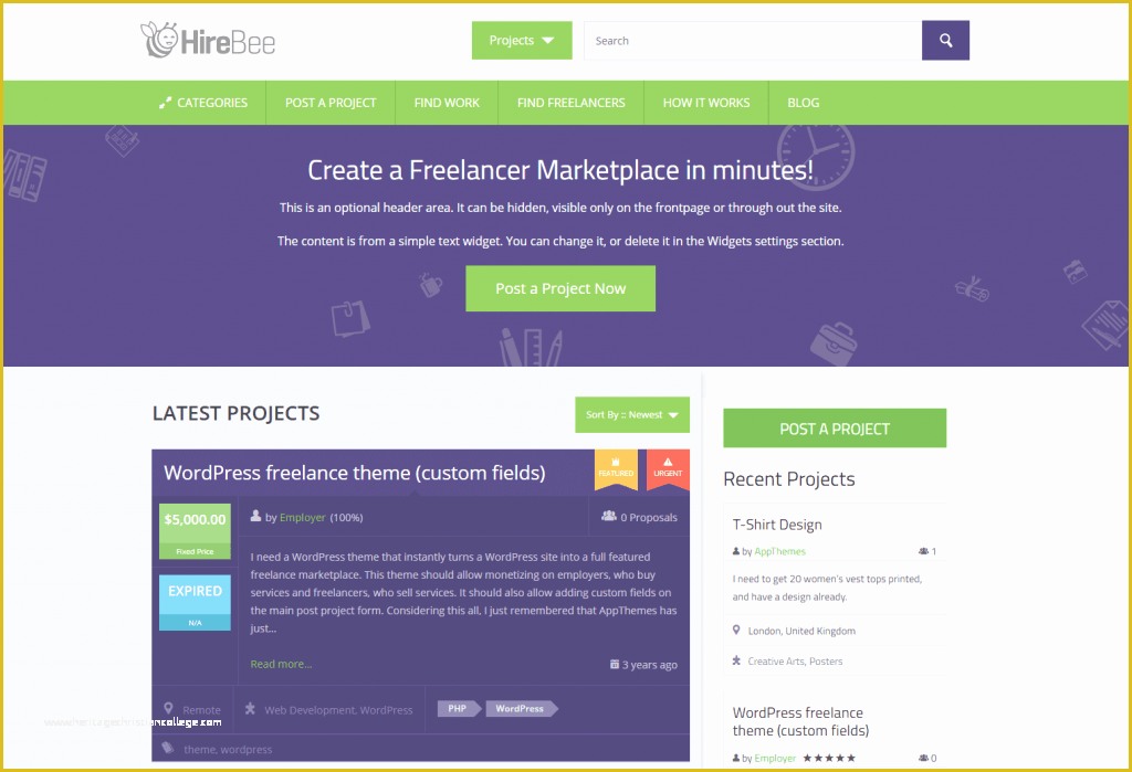 Marketplace Website Template Free Of Best Freelance Marketplace Wordpress themes & Templates