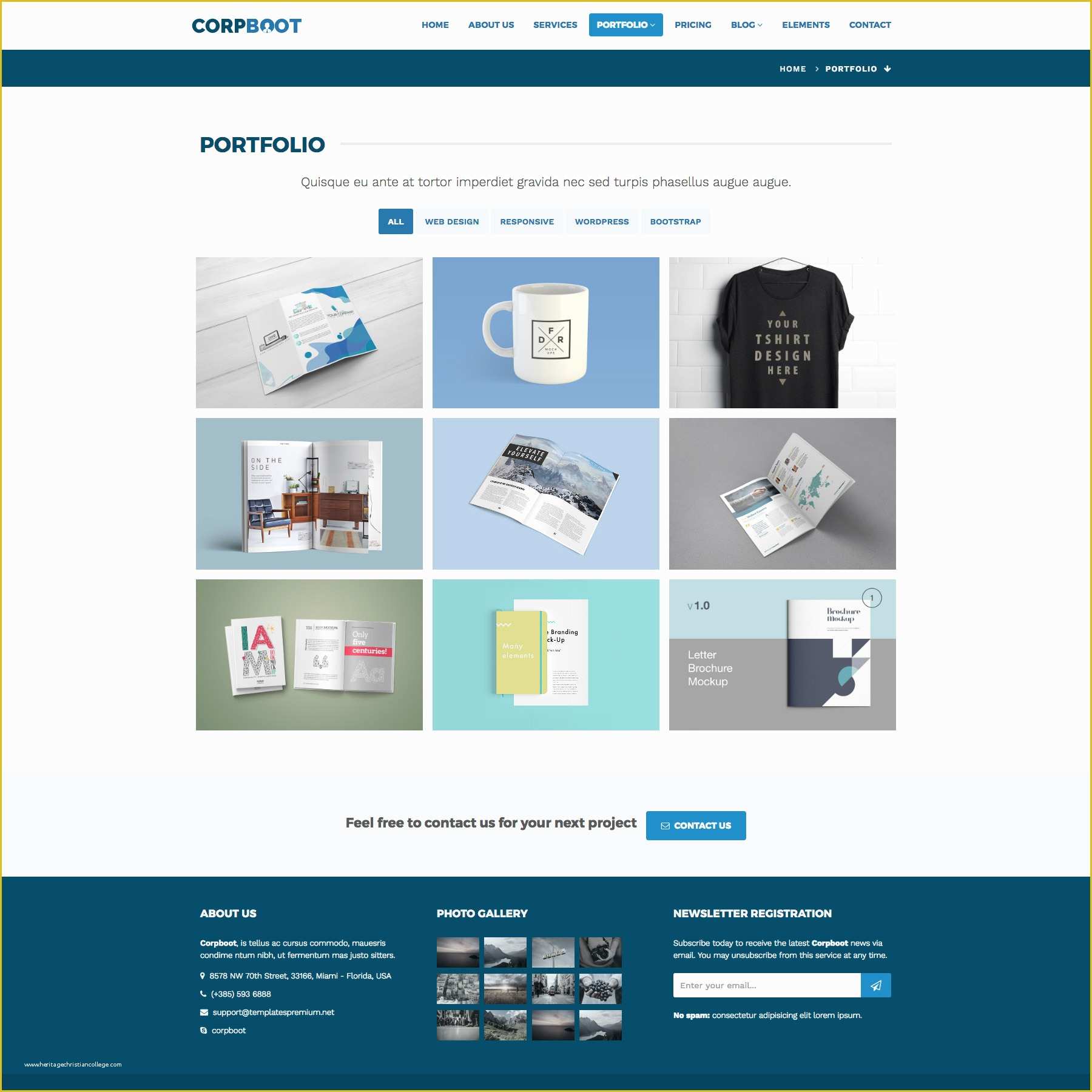 Marketplace Website Template Free Of Corpboot Corporate Website Template themes & Templates