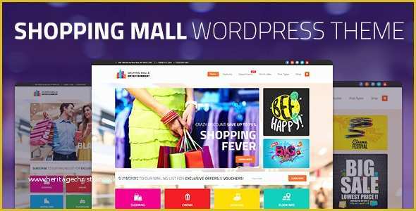 Marketplace Website Template Free Of Shopping Mall Shopping Center Business Wordpress theme