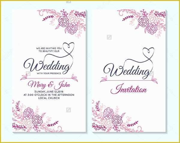 Marriage Templates Free Download Of 22 Wedding Flyer Templates