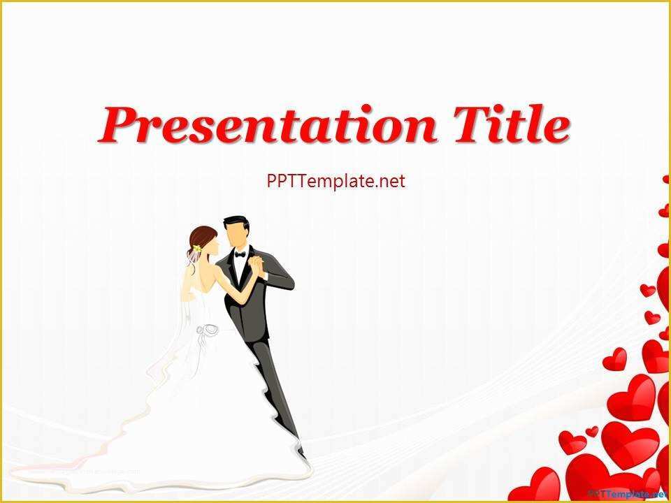 Marriage Templates Free Download Of Free Wedding Dance Ppt Template