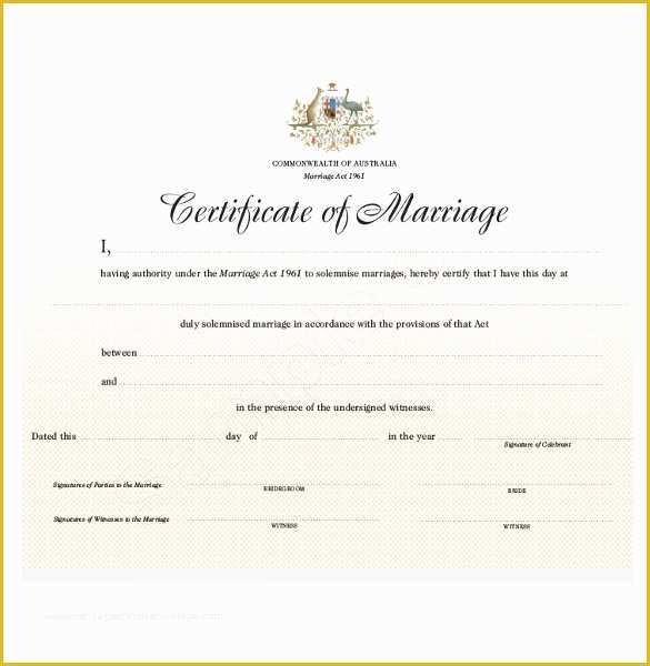 Marriage Templates Free Download Of Wedding Certificate Template 22 Free Psd Ai Vector