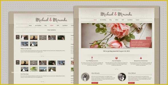 Marriage Website Templates Free Download Of 15 Beautiful Wedding Website Templates Download New themes