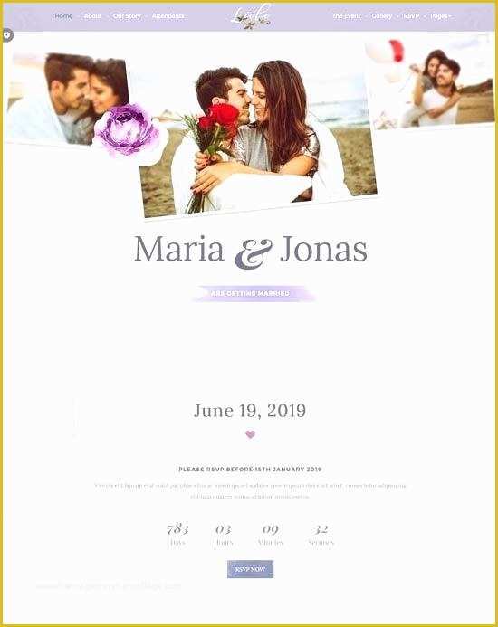 Marriage Website Templates Free Download Of Wedding Invitation Website Template Free Download