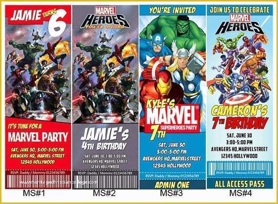 Marvel Party Invitation Template Free Of 17 Best Images About Dc Vs Marvel Superhero Birthday