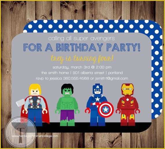 Marvel Party Invitation Template Free Of Index Of Cdn 29 2009 184