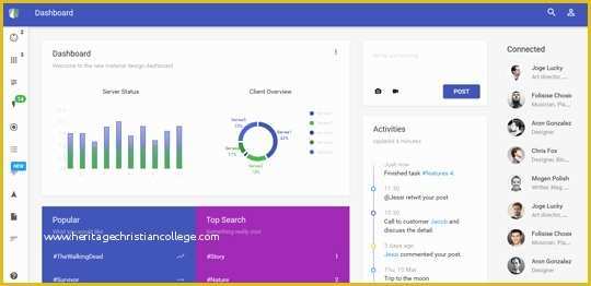 Material Design Admin Template Free Of 11 Beautiful Material Design Admin Templates