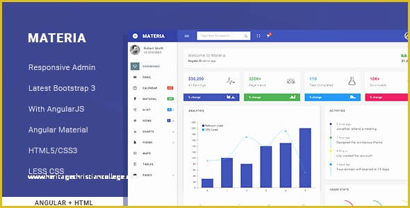 Material Design Admin Template Free Of 15 Best Material Design Admin Templates Smashfreakz