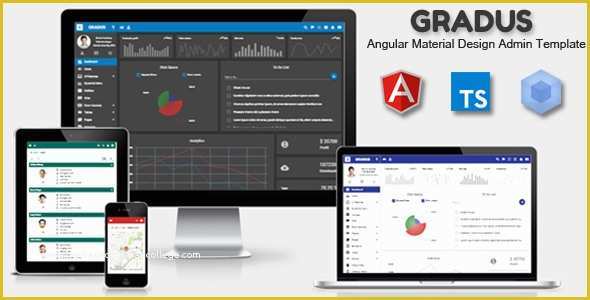 Material Design Admin Template Free Of Gradus Angular 7 Material Design Admin Template by theme