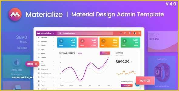 Material Design Admin Template Free Of Materialize Material Design Admin Template by Pixinvent