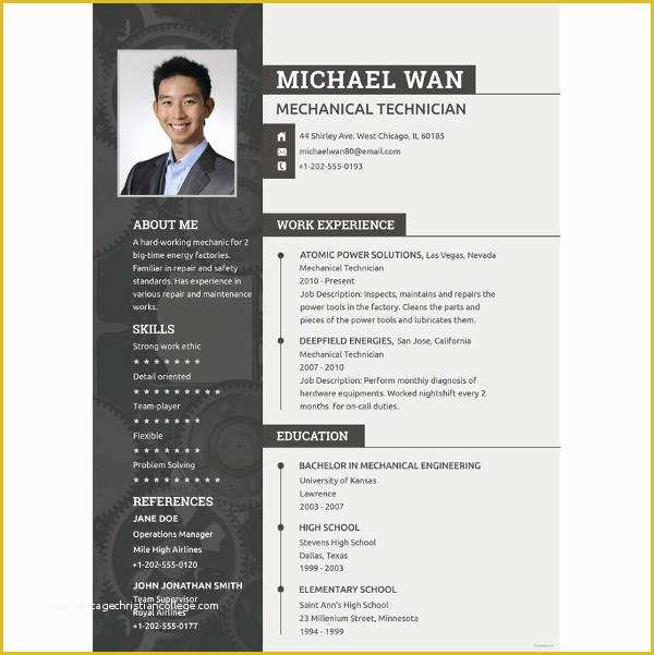 Mechanical Engineer Resume Template Free Download Of 10 Mechanical Engineering Resume Templates Pdf Doc