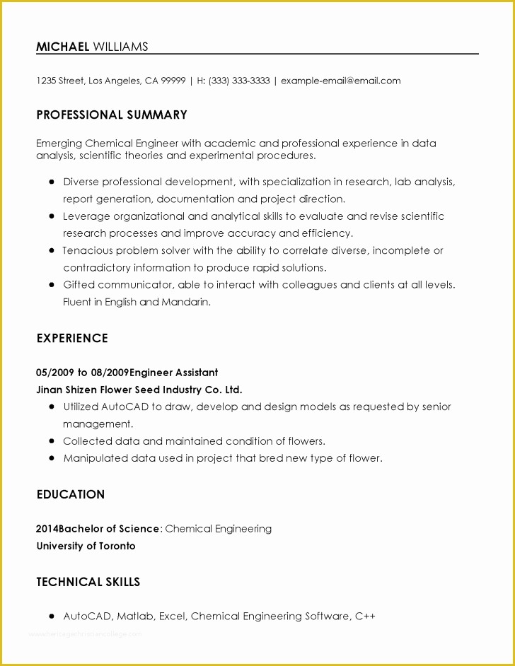 Mechanical Engineer Resume Template Free Download Of Resume and Template 62 Engineering Resume Templates