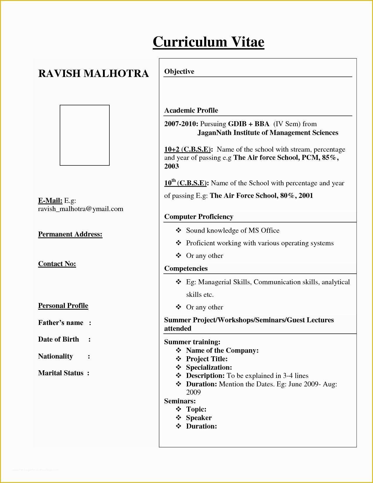 Mechanical Engineer Resume Template Free Download Of Resume Headline for Diploma Mechanical Engineer format