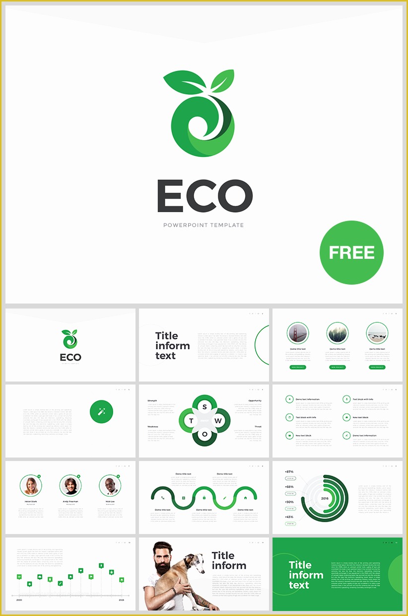Media Ppt Templates Free Download Of Free Powerpoint Template &quot;eco&quot; Download Link S