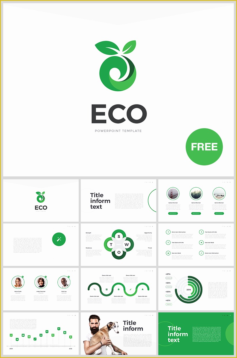 Media Ppt Templates Free Download Of Free Powerpoint Template "eco" Download Link S