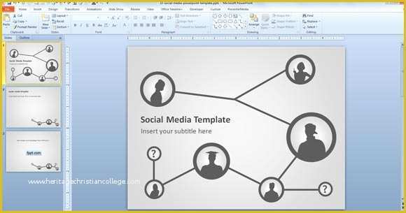 Media Ppt Templates Free Download Of Free social Media Template for Powerpoint Presentations