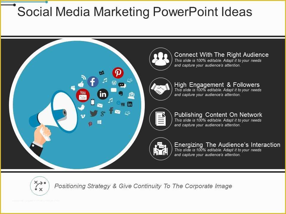 Media Ppt Templates Free Download Of social Media Marketing Powerpoint Ideas