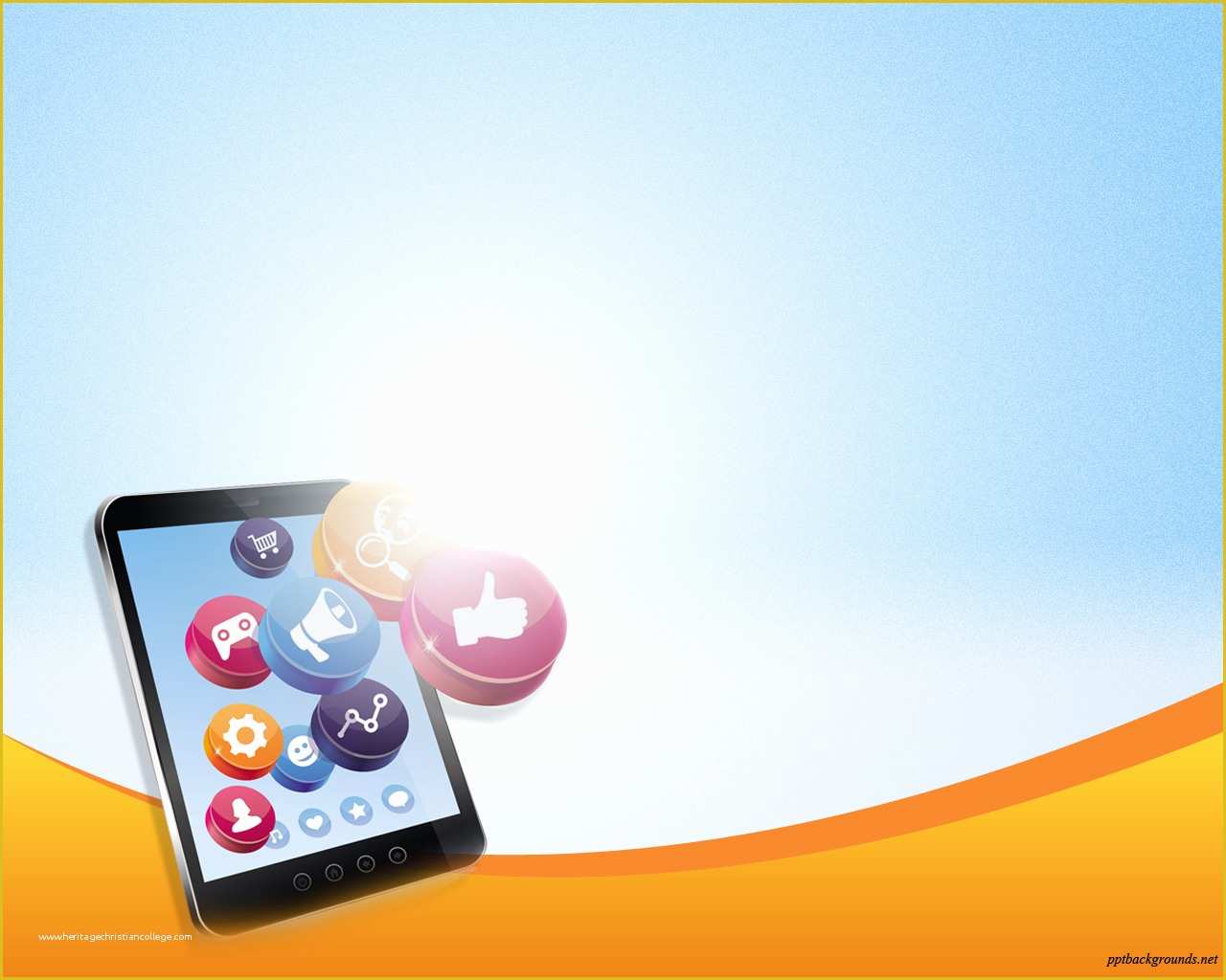 Social Media PowerPoint Background
