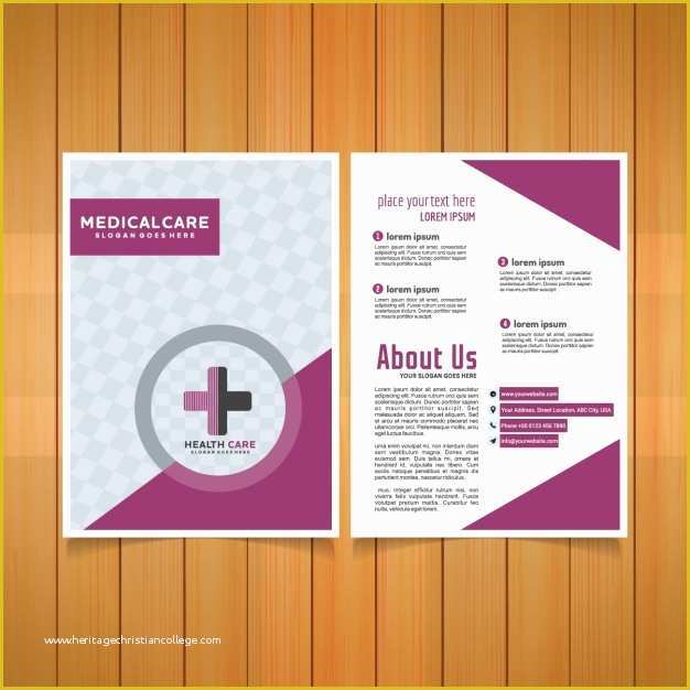 Medical Brochure Templates Free Of Medical Brochure Template Vector