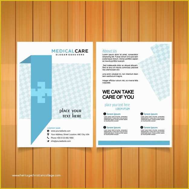 Medical Brochure Templates Free Of Medical Brochure Template Vector