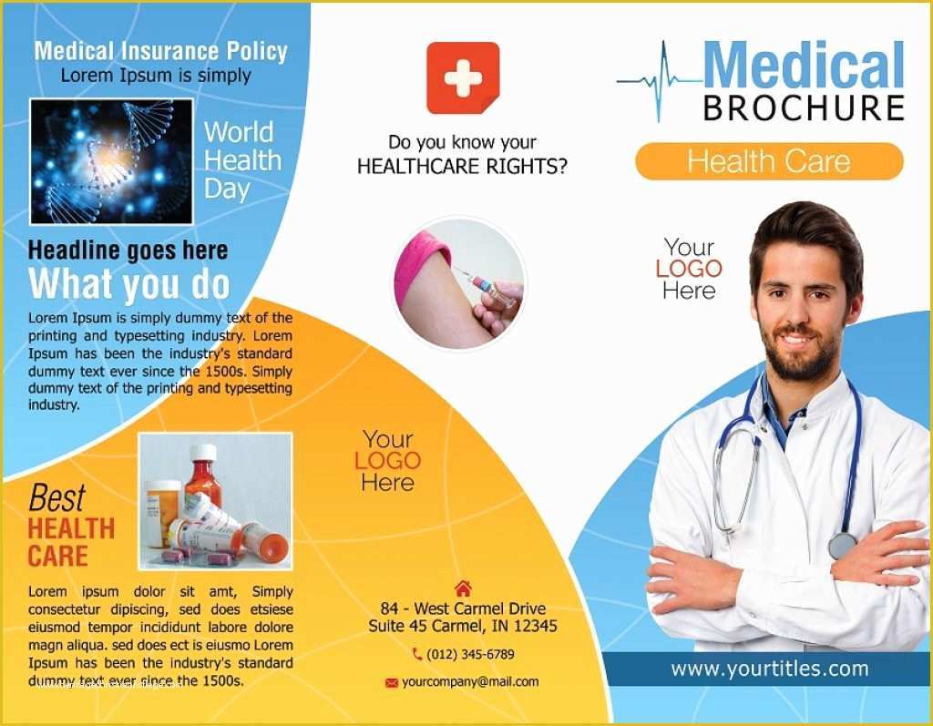 Medical Brochure Templates Free Of Medical Tri Fold Brochure Template Free Psd Download