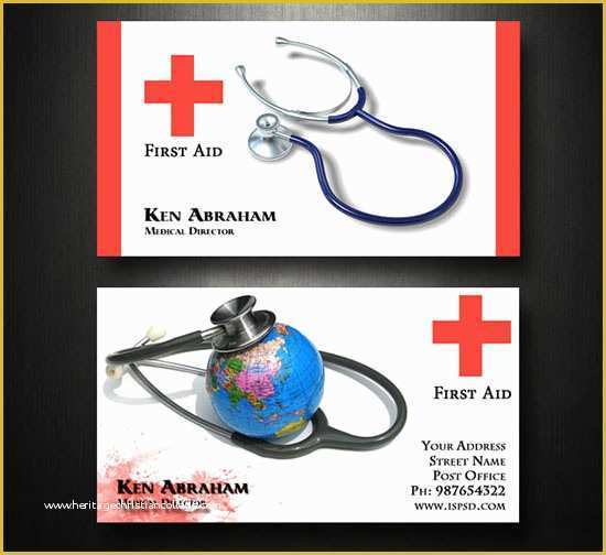 Medical Business Cards Templates Free Of 17 Medical Business Card Templates