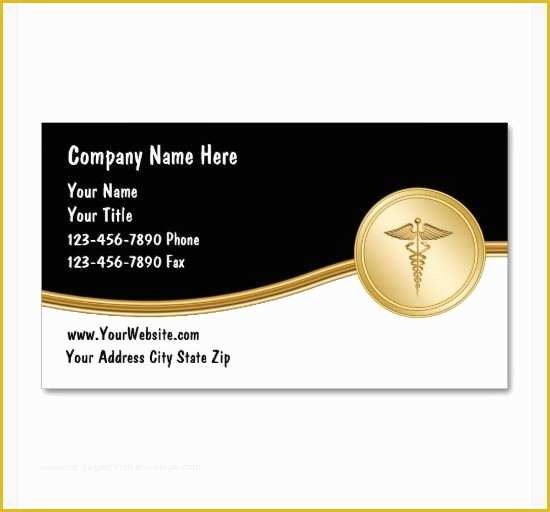 Medical Business Cards Templates Free Of 17 Medical Business Card Templates