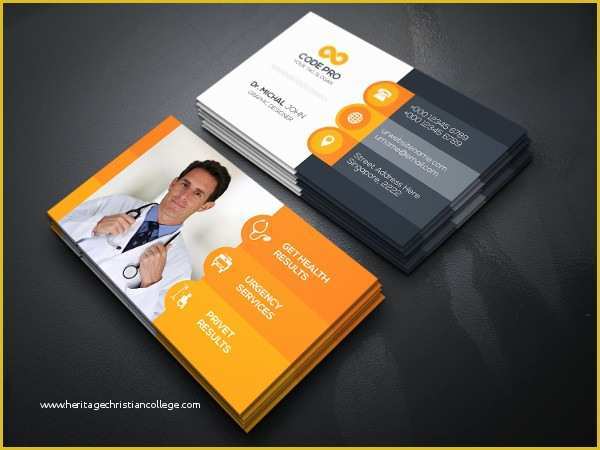 Medical Business Cards Templates Free Of 25 Medical Business Card Templates Free & Premium Download