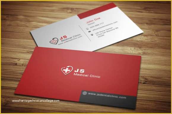Medical Business Cards Templates Free Of Medical Business Card Business Card Templates On