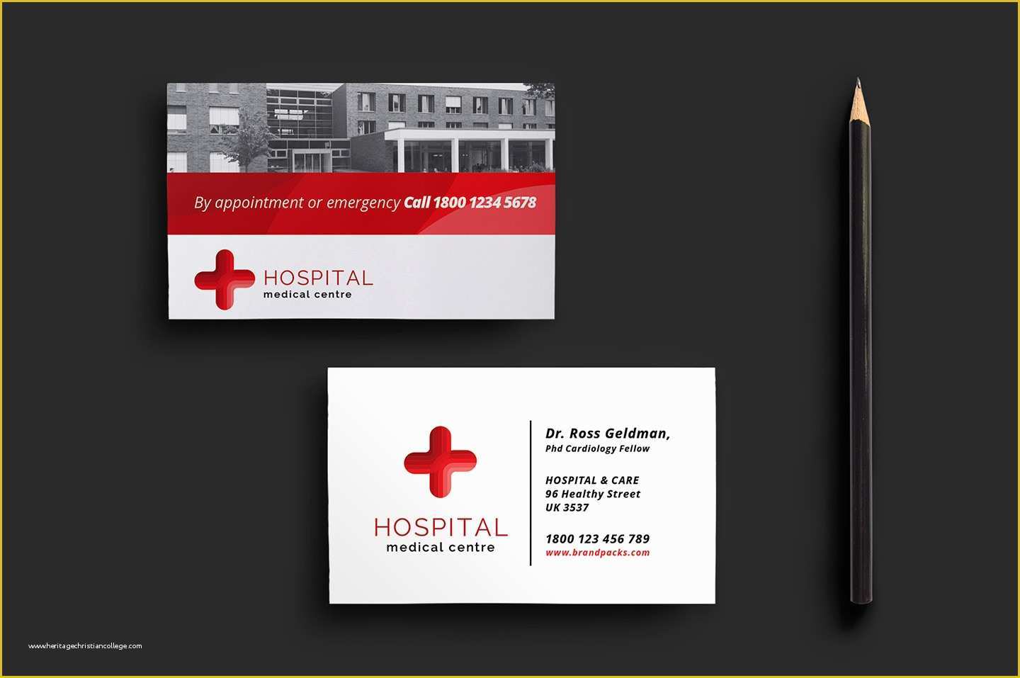 Medical Business Cards Templates Free Of Medical Business Card Template for Shop &amp; Illustrator