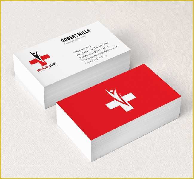 Medical Business Cards Templates Free Of Medical Logo & Business Card Template the Design Love