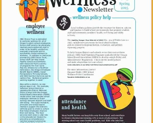 Medical Newsletter Templates Free Download Of New Health and Wellness Newsletter Template – Free