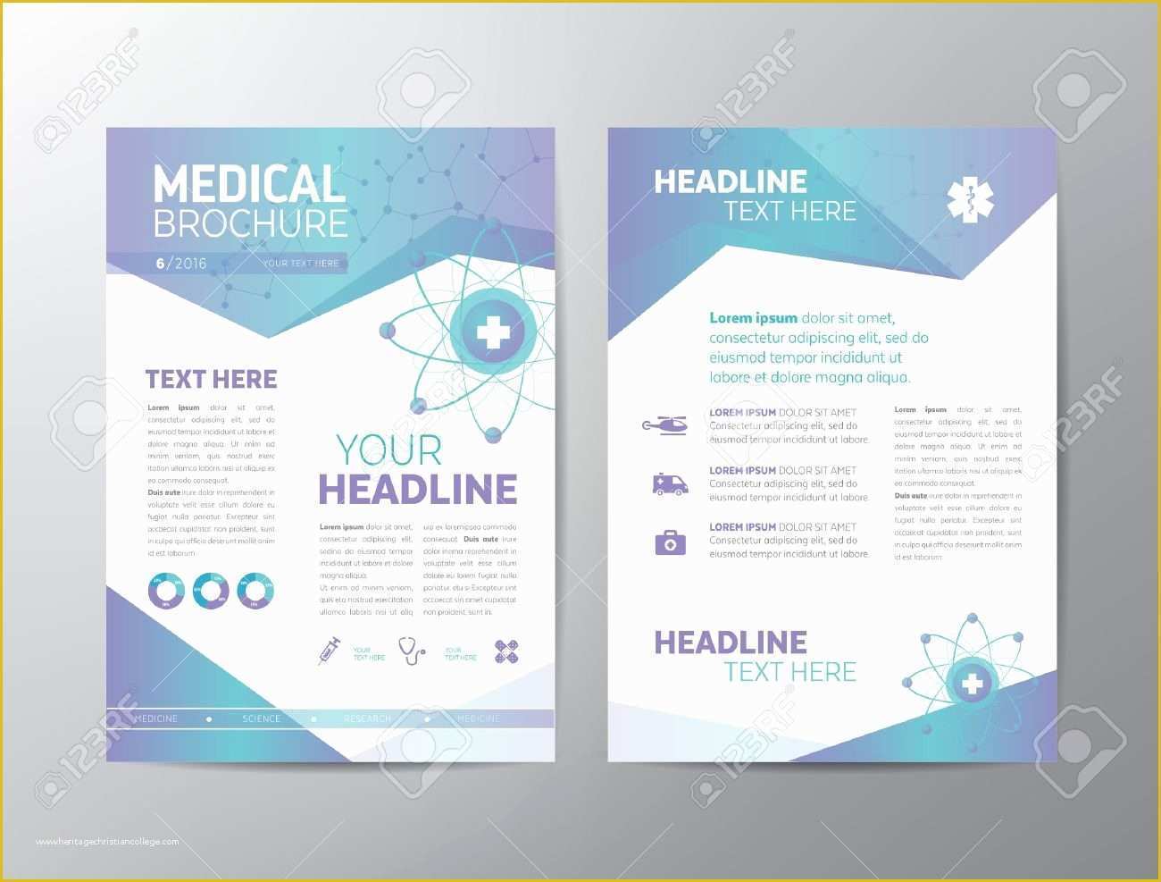 Medical Pamphlet Template Free Of Medical Brochure Background