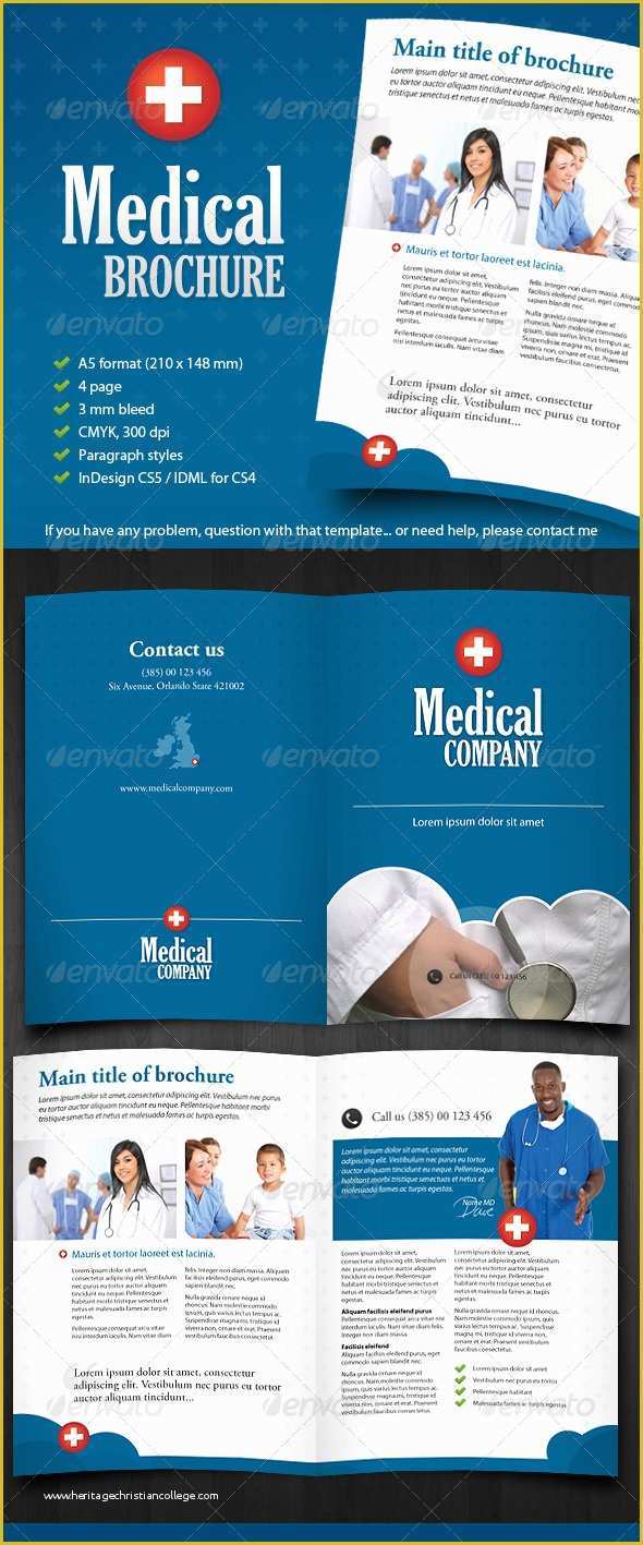Medical Pamphlet Template Free Of Medical Brochure