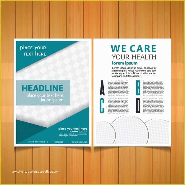 Medical Pamphlet Template Free Of Medical Brochure Template Vector