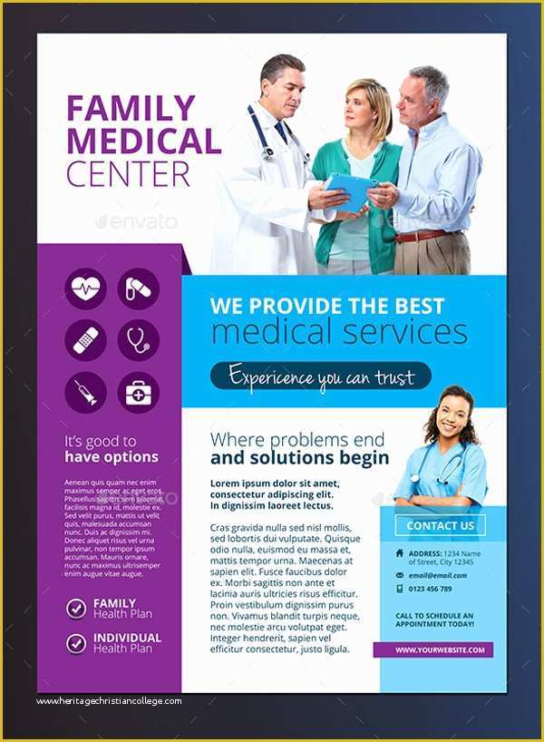 Medical Pamphlet Template Free Of Medical Flyer Templates Free 11 Flyer Pixel Design