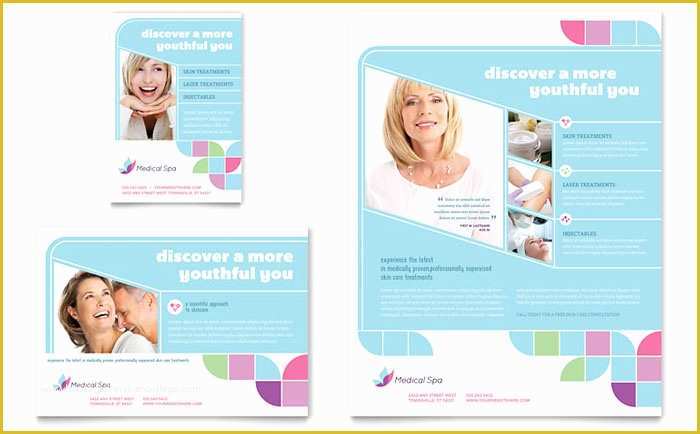 Medical Pamphlet Template Free Of Medical Spa Flyer & Ad Template Design