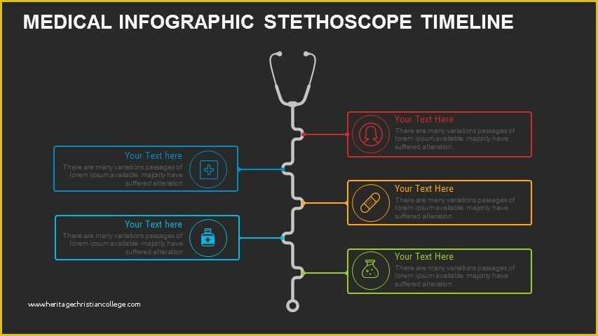 Medical Powerpoint Templates Free Download 2017 Of Medical Infographic Stethoscope Timeline Powerpoint and