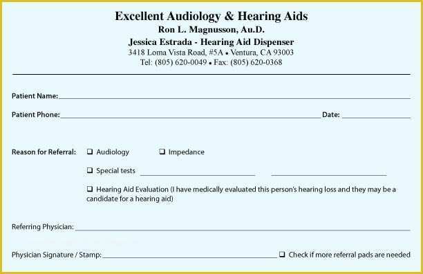 Medical Referral form Template Free Of Medical Referral form – Medical form Templates