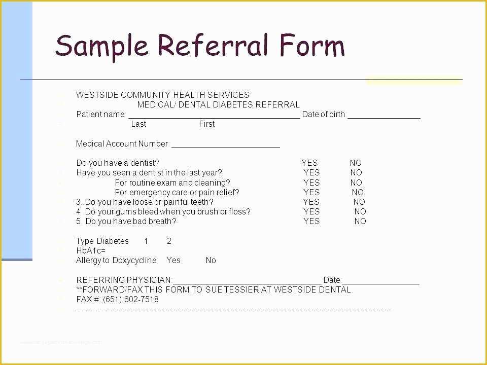 Medical Referral form Template Free Of Medical Referral form Template Patient Referral form