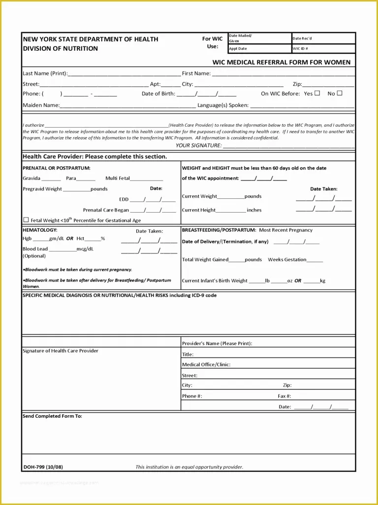 Medical Referral form Template Free Of Medical Referral form – Templates Free Printable