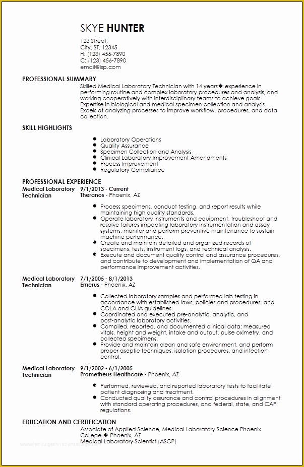 Medical Resume Template Free Of Free Contemporary Medical Resume Templates