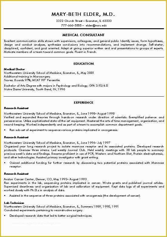 medical-resume-template-free-of-medical-doctor-resume-example