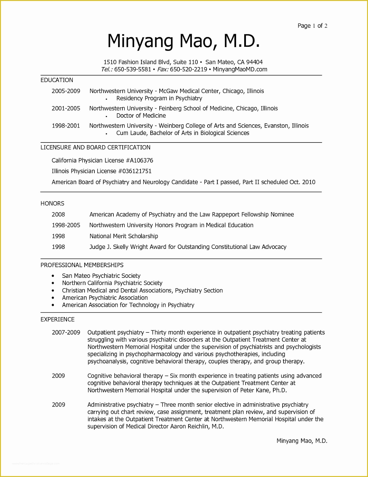 Medical Resume Template Free Of Medical Resume