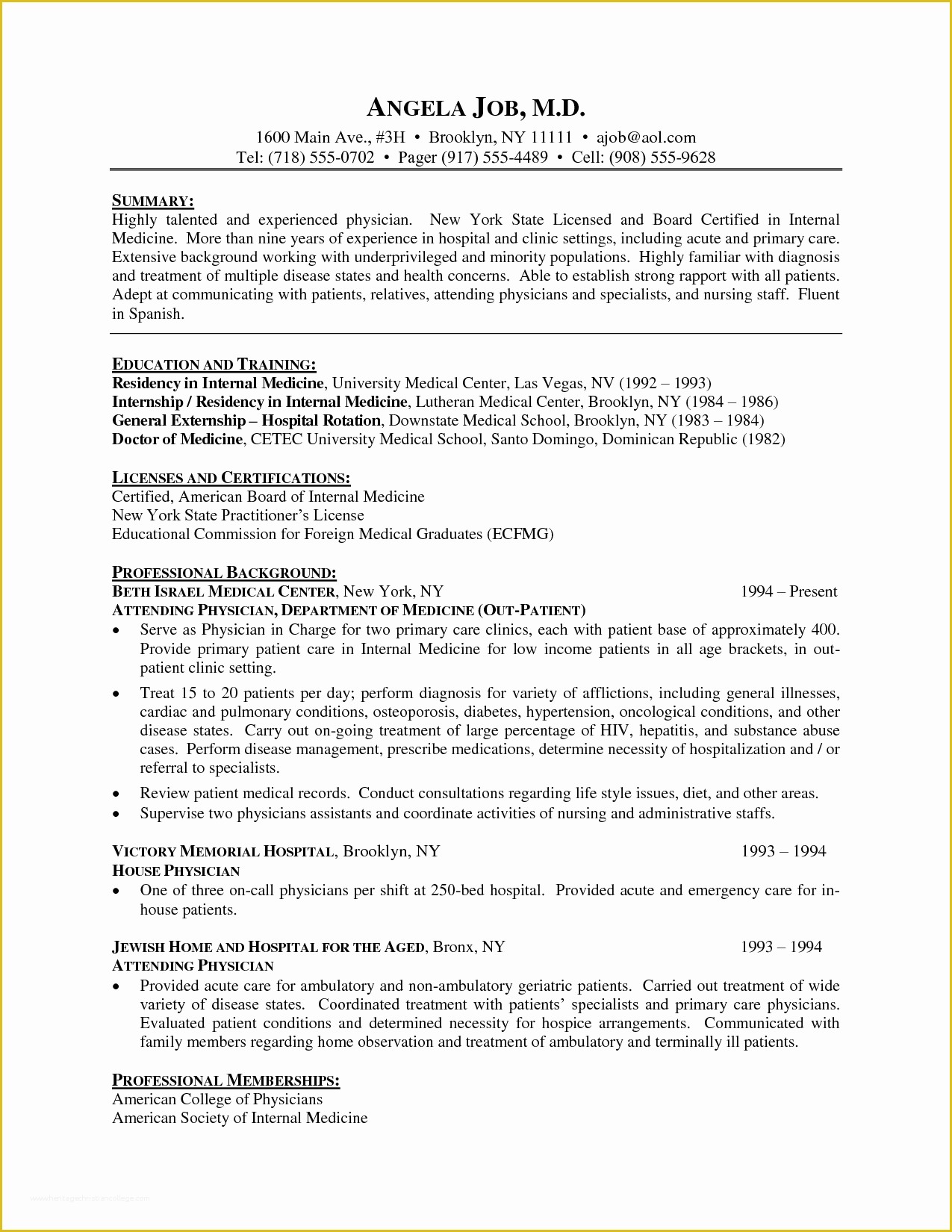 Medical Resume Template Free Of Resume Template Medical Doctor Cv Resume Physician Cv