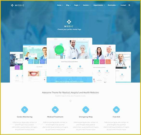 Medical Template Bootstrap Free Of 20 Medical Bootstrap themes & Templates