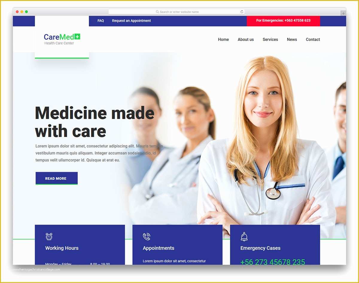 41 Medical Template Bootstrap Free