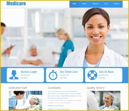 Medical Template Bootstrap Free Of Medicare Free Responsive HTML5 Css3 Mobileweb Template