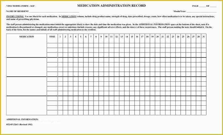 Medication Administration Record Template Free Of 5 Best Of Medication Administration Chart