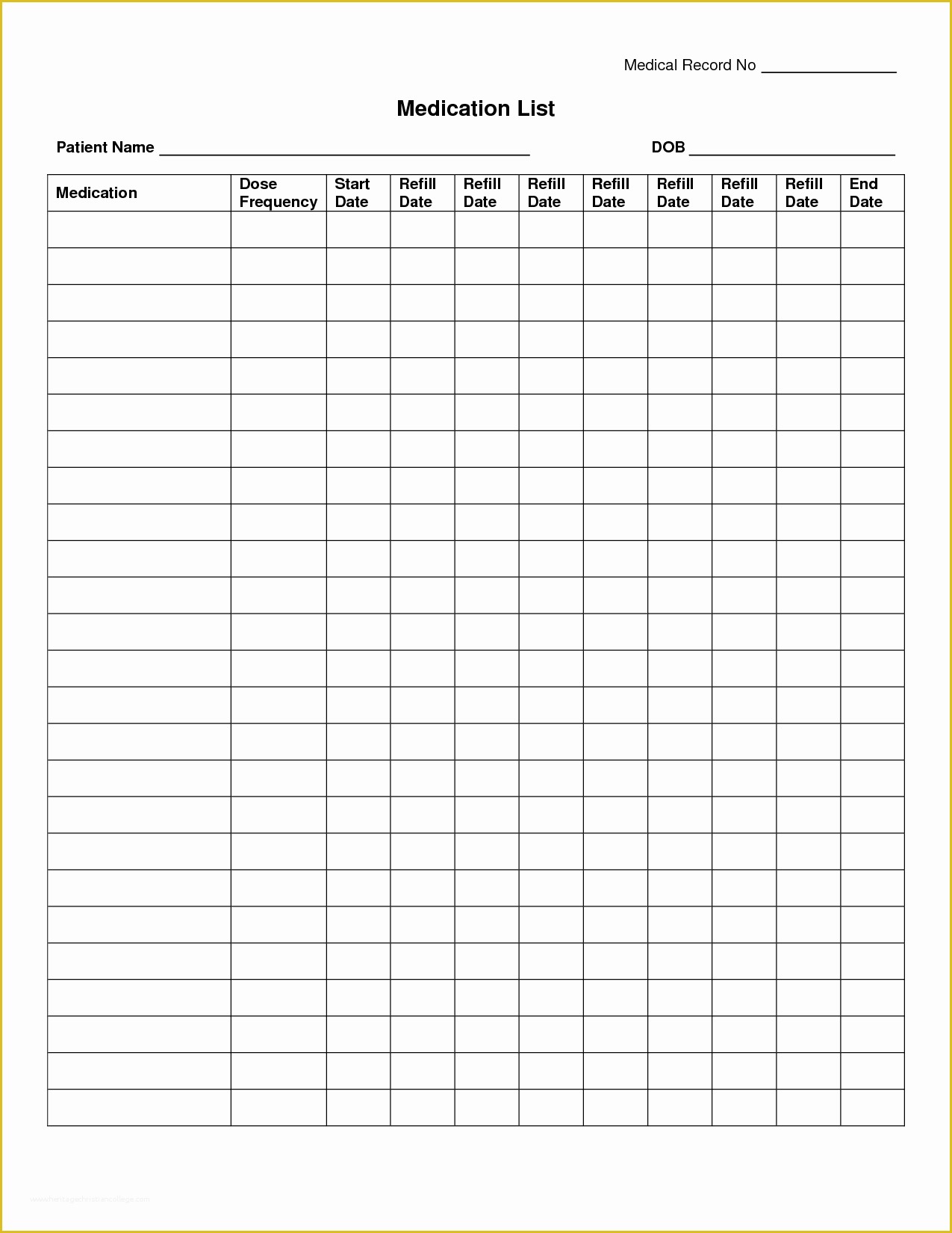 Medication Administration Record Template Free Of Free Medication Administration Record Template Excel